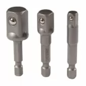 Набор переходников 1/4">1/4", 3/8", 1/2", 3 предмета KING TONY 9103PR
