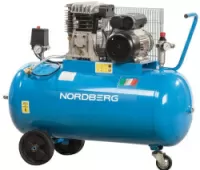 Компрессор поршневой с ременным приводом, объем 100 л NORDBERG NC100/360_220