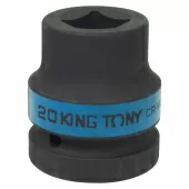 Головка торцевая ударная четырехгранная 1", 20 мм, футорочная KING TONY 851420M