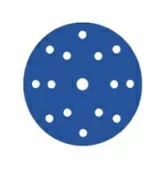 BLUE CERAMIC диск на бумажной основе, керамика Ø150мм, Р40, липучка 15 отв.