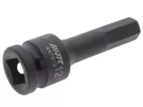 Бита-головка ударная JTC 447912 (1/2", HEX, H12х78 мм)