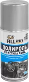 Полироль пластика FL146 AQUA (пенный, глянцевый) чёрный лёд, 210 мл (аэрозоль)