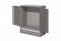 Шкаф настенный с ящиком Classic Ferrum 03.001М (серый)