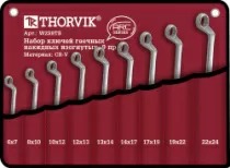Набор ключей накидных в сумке Thorvik W2S9TB, 6-24 мм, 9 предметов