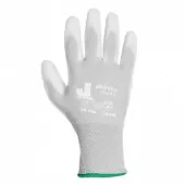 Перчатки нейлоновые с полиуретановым покрытием JETA SAFETY JP011W 12 пар