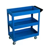 GARWIN INDUSTRIAL 001060-5015 Тележка с тремя открытыми полками, синяя