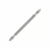 Вставка (бита) торцевая 1/4" Phillips, PH2, L = 110 мм, двухсторонняя, для шуруповерта KING TONY 131102P