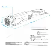 Нагреватель индукционный NORDBERG HIF9 1100 Вт