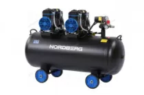 Компрессор безмасляный NORDBERG NCEO120/500 (220 В, ресивер 125 л, 500 л/мин)